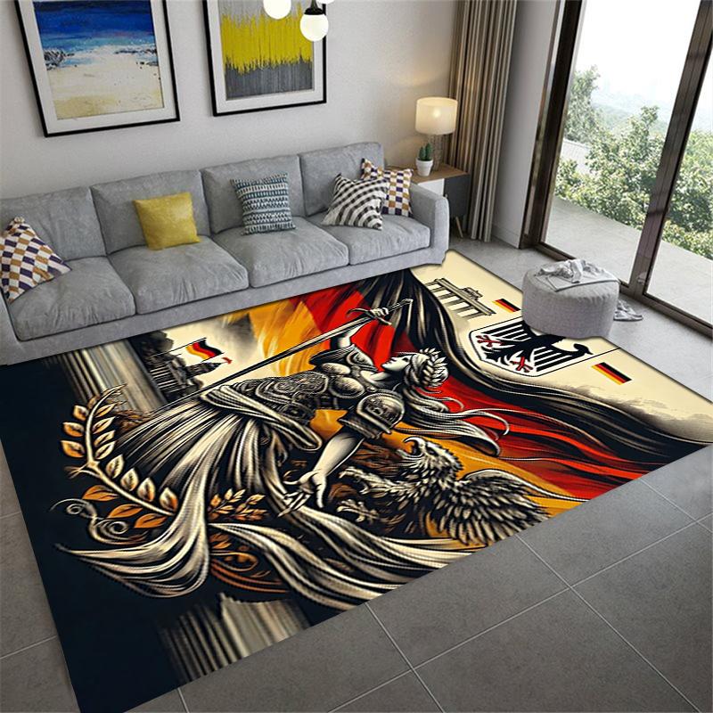 German Empire Carpet Rug for Living Room Bedroom Home Sofa Decoration,Kids Play Non-slip Floor Mat