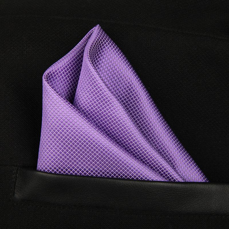 Gestreifte Einstecktuch für Herren - Anzugzubehör aus Polyester-Baumwolle, Taschentuch, Retro-Stil