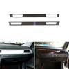 Real Carbon Fiber Center Control Copilot Water Cup Holder Panel Cover Trim For BMW E90 E92 E93 2005 2006 - 2009 2010 2011
