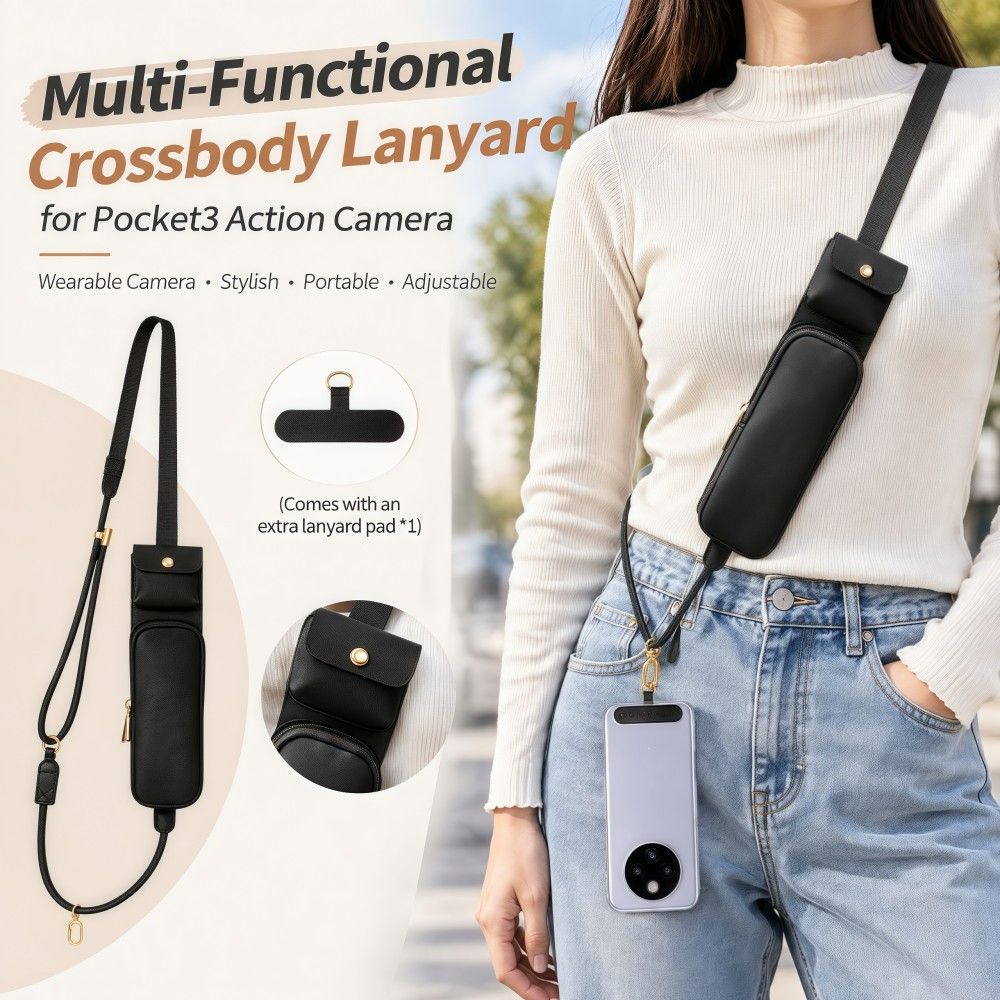 Nylon Crossbody Phone Lanyard Adjustable Multifunctional Phone Strap  Outdoor