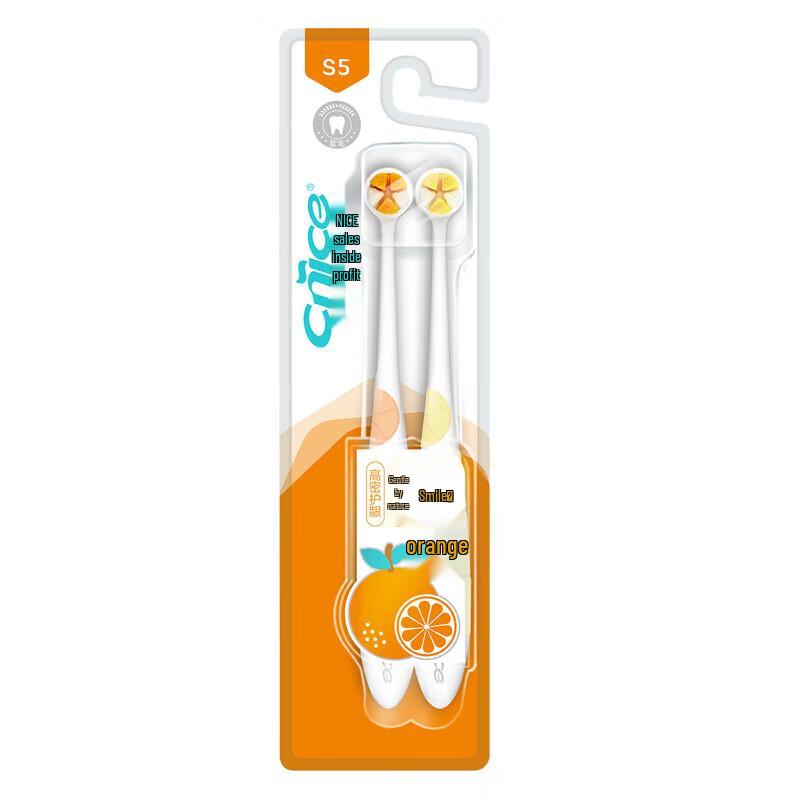 Nice Laughing Orange Soft Toothbrush