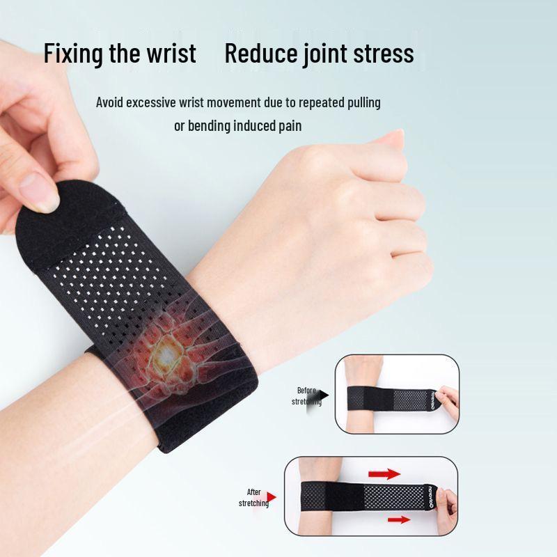Breathable Mesh Compression Wrist Support for Sports Fitness