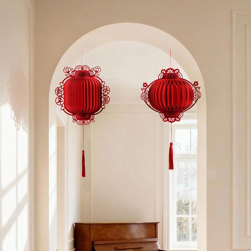 Honeycomb Lantern Hanging Ornament 2027 Sheep Year Chinese New Year Decorations Lunar Year of The Goat Home Decor