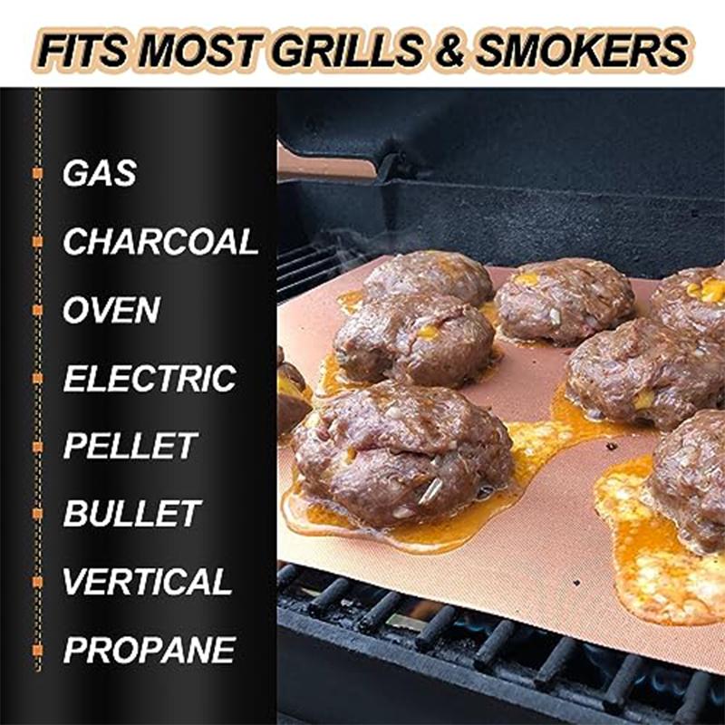 60*40cm Non-stick BBQ Grill Mat Baking Mat Barbecue Tool Cooking Grill Sheet Heat Resistance Kitchen BBQ Tool