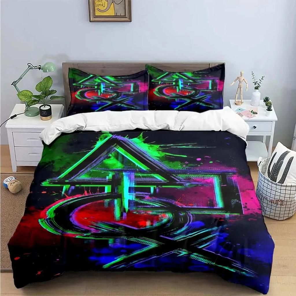 Gamer Controller Print Bedding Sets Exquisite Bed Supplies Set Duvet Cover Bed Comforter Set Bedding Set Luxury Birthday Gift