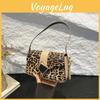 Fashionable Pu Leopard Print Handbag For Women In Elegant Black White Khaki Brown Shades
