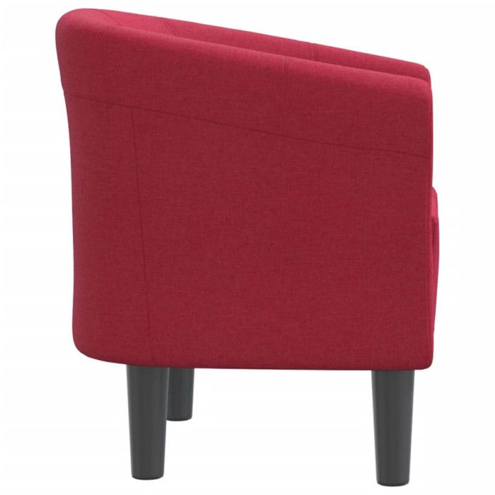 VidaXL Fauteuil Cabriolet, Chaise avec Accoudoirs, Canapé avec Dossier, Siège Rembourré, Meuble de Salon Chambre Bureau, 356427