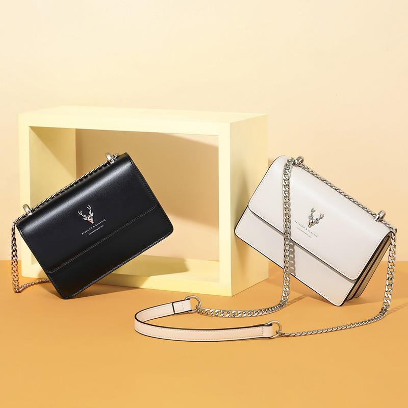 Bag Women's New Autumn and Winter Women's Bag Chain Bag Crossbody Bag Fashion Shoulder Bag Niche Design Square Bag