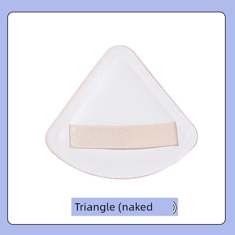 

Пуховка для пудры из хлопка Мягкая Треугольная круглая Спонж Пудра для лица Пудра Стойкий макияж Пуховка для макияжа Инструменты для макияжа 1 triangle (naked)