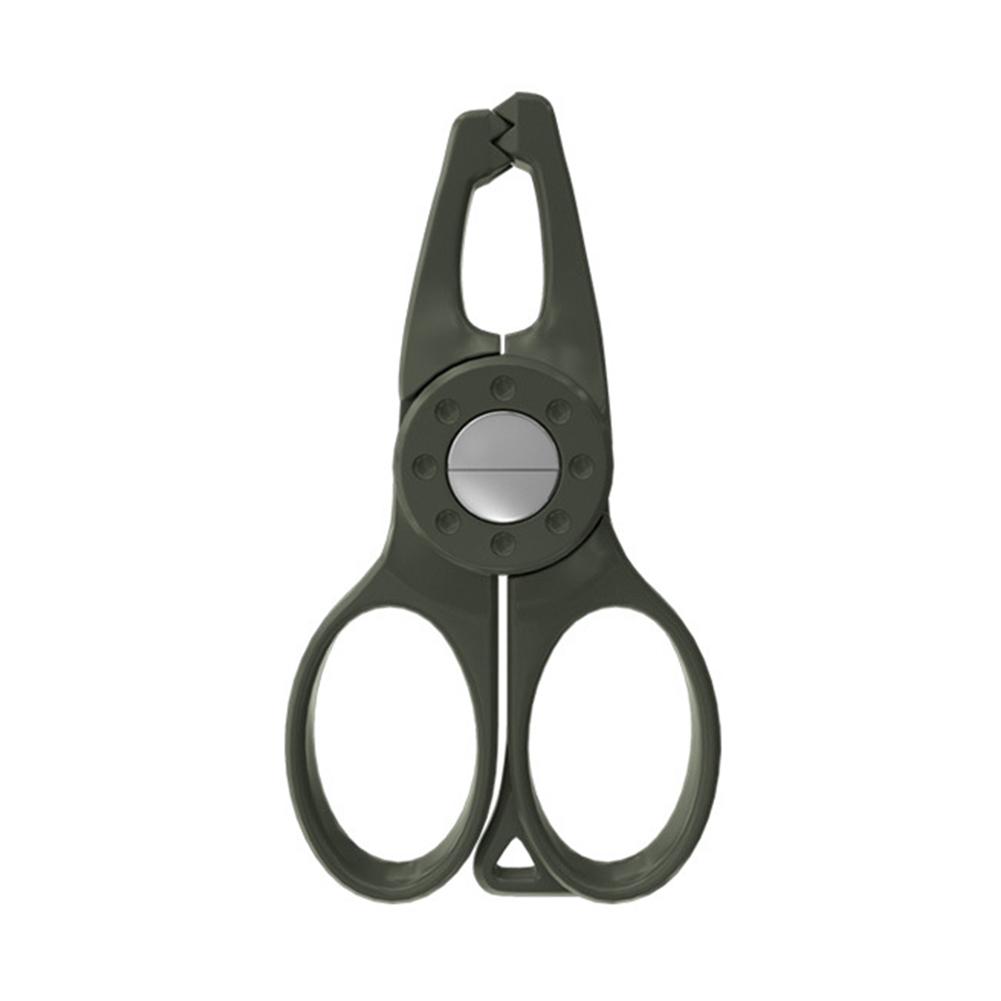 

1 шт. Мини ручной контроллер приманки для рыбы, противоскользящий зажим с зубчатыми губками, рыболовный аксессуар зелёный