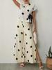 2025 Polka Dot High Waist Wide Leg Trousers - Versatile for Spring, Autumn, and Summer