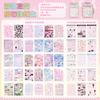 MINKYS 45 Sheets Cute Decorative Sticker Book Journal Materials Stickers Set Kids Gift School Stationery