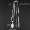 Simple Fashion Rugby Chain For Women Men Stainless Steel Silver Color American Football Male Hiphop Party Necklace Jewelry Gifts