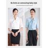 Women's Summer V-neck Bow-knot Short Sleeve Chiffon Blouse