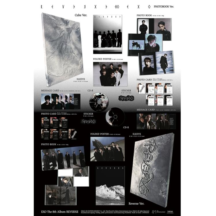 (PHOTOBOOK Ver.) EXO [REVERXE] 8th Full Album