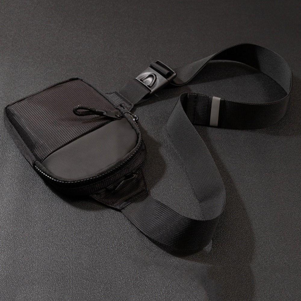 Portable Crossbody Slings Bag Oxford Mini Chest Bag Trendy Messengers Bag Running