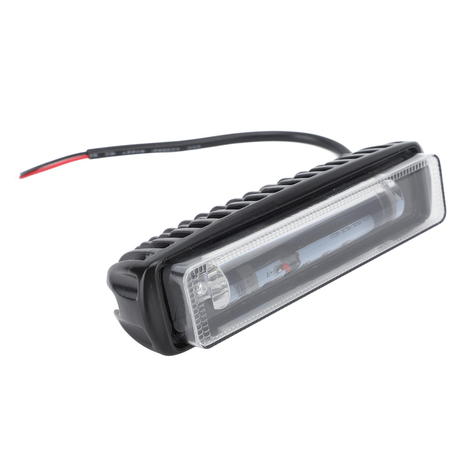 LED Forklift Safety Light Red Aluminum Alloy DC12 to 80V Side Zone Light for Truck Warehouses Construction Sites