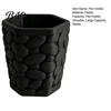 Plastic Pencil Cup for Stationery Pebble Texture Pen Holder, Hexagonal Desktop Organizer, Stable Anti-Tip 3D Personalized Desk Gift Women Printed PLA