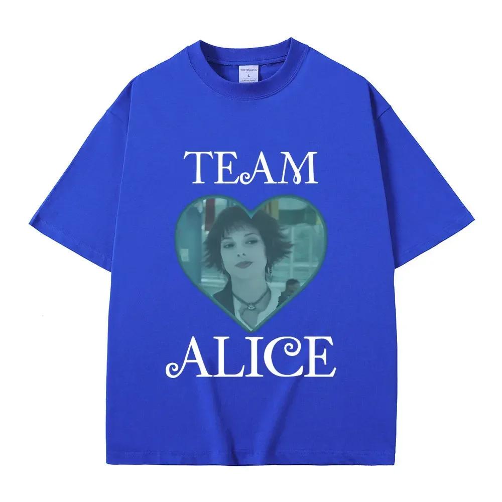 Movie Twilight Team Alice Cullen Graphic T Shirts Robert Pattinson Funny Meme Tshirt Unisex Wounisex Fashion Vintage Oversized Tshirt