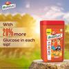Dabur GlucoPlus-C Juicy & Tasty (Orange Flavour) Powder- 400g Jar | Vitamin C Helps Boosts Immunity | Calcium Supports Bone Health