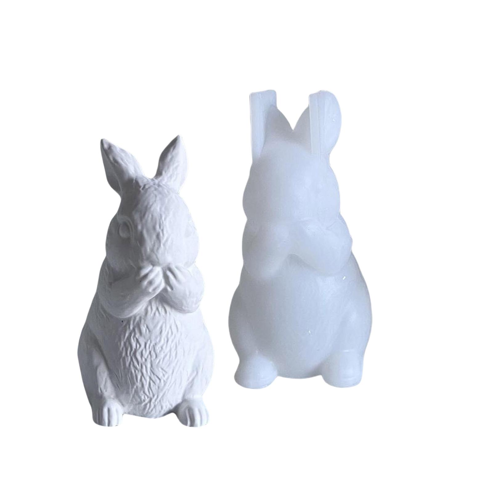 

Пасхальный кролик Декор Силиконовые формы Экологичная силиконовая форма в виде фигурки кролика для пасхальных украшений и подарков T3