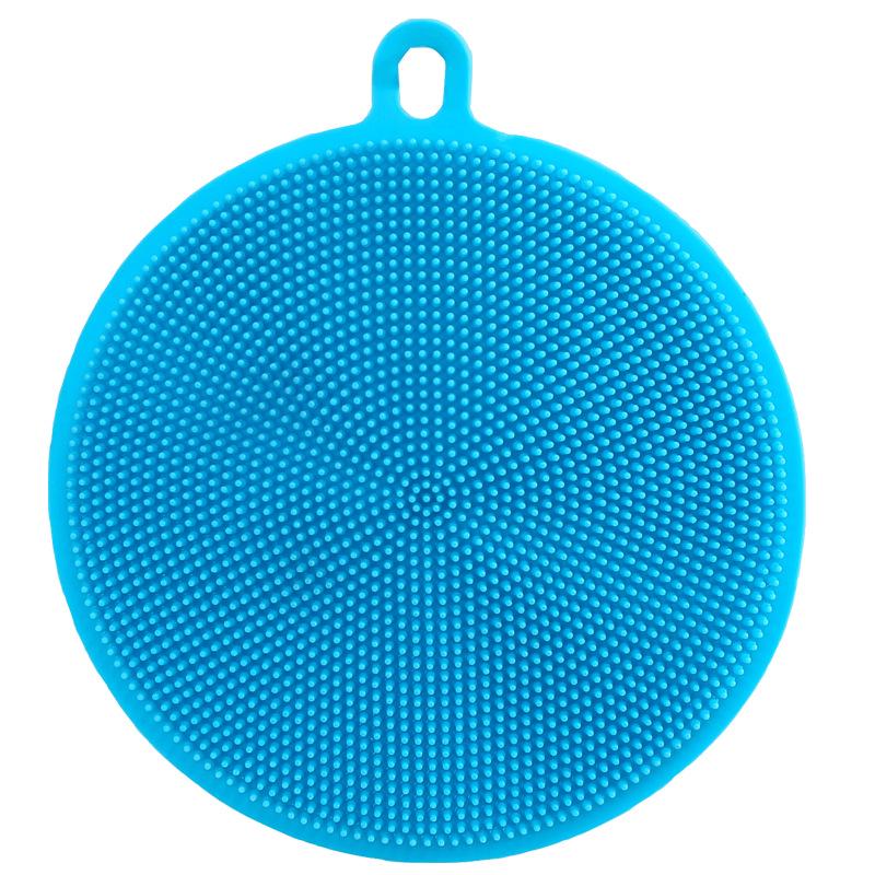 Aisenka Thickened Silicone Dishwashing Brush & Scouring Pad