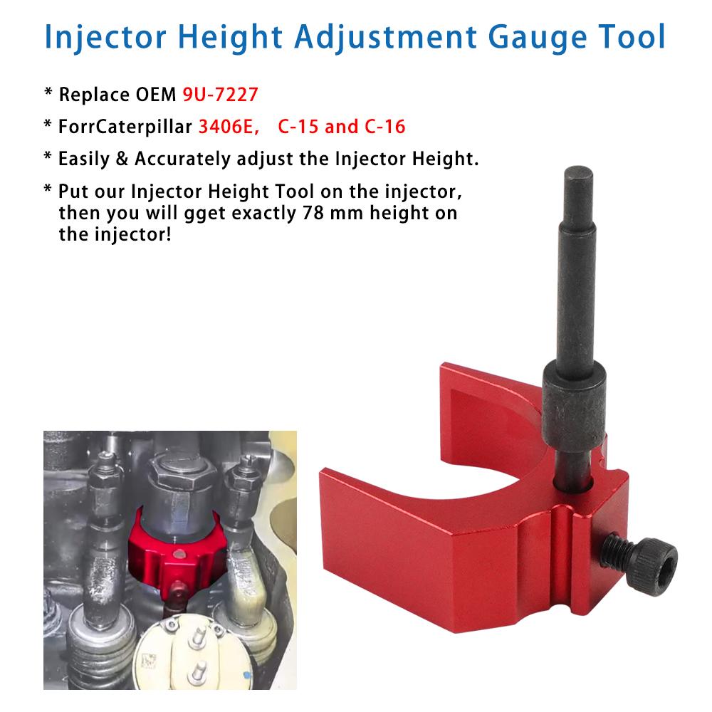 9U-7227 Kraftstoffeinspritzventil Höhenverstellwerkzeug Aluminiumlegierung Für CAT Caterpillar 3406E, C-15 und C-16