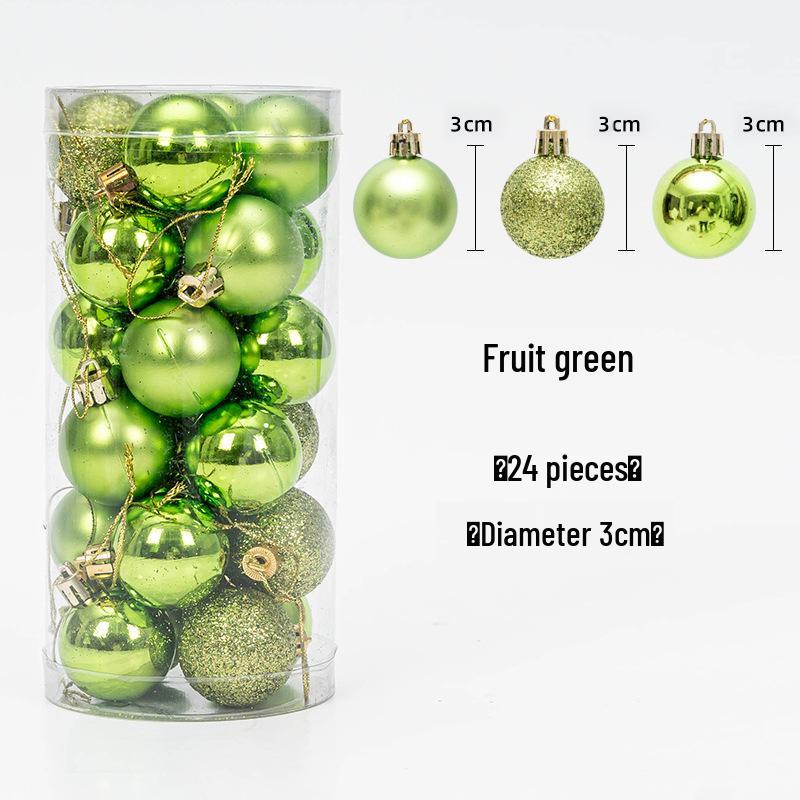 Christmas Tree Hanging Ball Ornaments - Electroplated & Colored Balls for Mall or Bar Ceiling Decoration, Large Bucket Set
