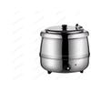 Y 13L Electronic Warm Soup Pot 304 Stainless Steel Black Soup Pot Electric Warm Porridge Pot Hotel Breakfast Buffet Insulation