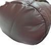 Brown Leather Bolster Cover, Round Shaped Sofa Cushion Cover, Home Decor, Bolster Pillow Roll Cover, Neckroll Cover, Yoga Cushion Cover Birthday Gift