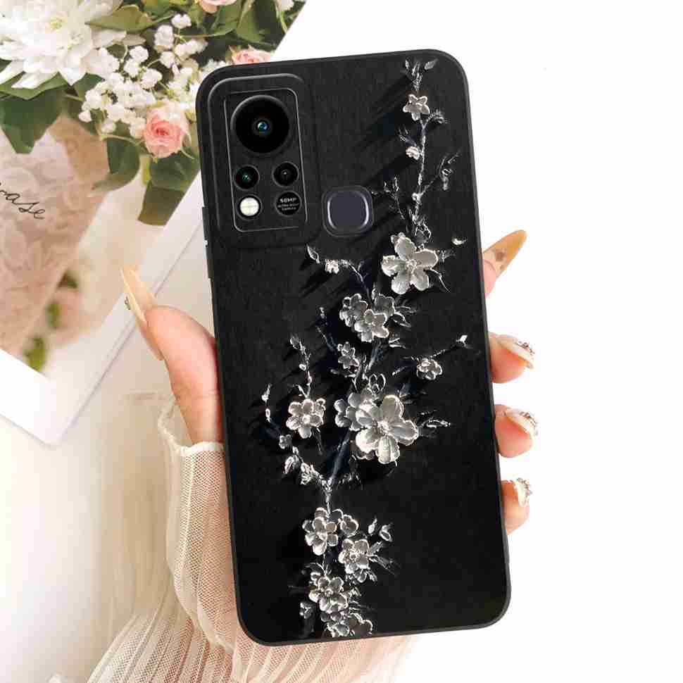 For Infinix Hot 11s X6812 X6812B Case Couple Cat Butterfly Soft Silicone Cover Casing For Infinix Hot 11s Hot11s Fundas Bumper
