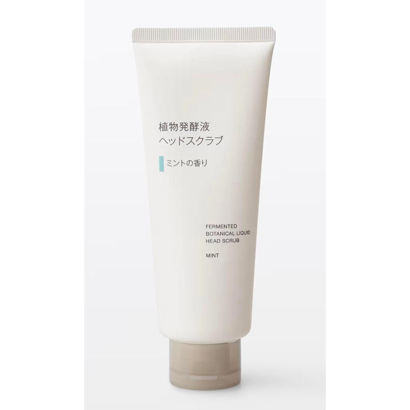 Muji Plant Fermented Liquid Head Scrub Mint Scent 200g