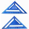 Square Protractor High-Precision Aluminum Alloy Triangle Ruler Double Scale Miters Framing Measurement Ruler Lightweight