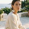 Colorful Long Flower Earrings Bohemian Fashion Jewelry Fashion Calla Eardrops  Ethnic