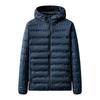 Down Jacket Men 'S Hooded Seamless White Duck Down Warm Down Jacket
