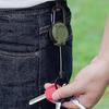 Portable Retractable Keychain Carabiner Badge Holder Strong Load-bearing Compact Size Portable Telescopic Keychain Clip Camping Accessories