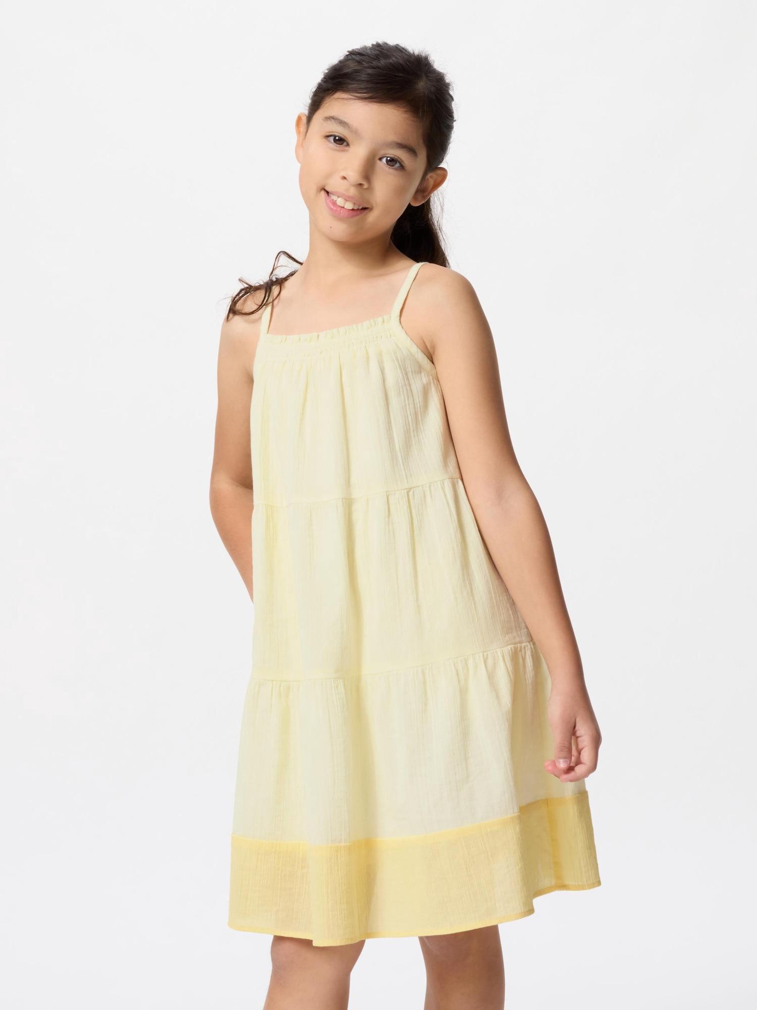 

Платье-комбинезон для девочек Uniqlo Japan 40 CREAM/100