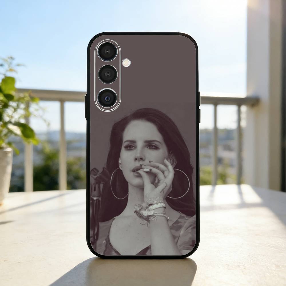 L-Lana D-Del R-Rey Singer Phone Case For Samsung  A73,72,71,A52,51,40,41,A22,A32,31,A13, Soft Black Shell