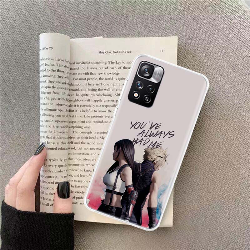 Final Fantasy VII Phone Case For Xiaomi Redmi Note 14 13 Pro Plus 5G Cover 13C 14C 12 12C 9 9T 9C 10 10C 8 7 6 10A 9A Pro Coque