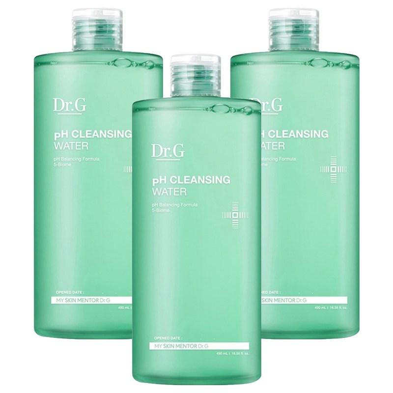 Dr.G Mild Acidic Cleansing Water, 490ml, 3 pcs