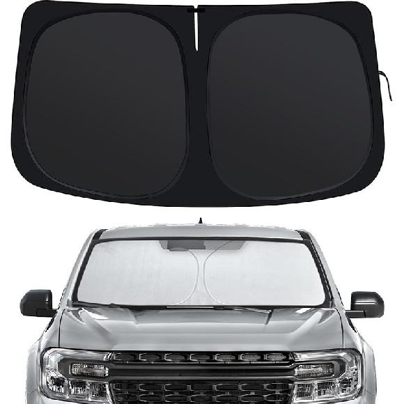 Windshield Sun Shade Compatible With Hyundai Sonata -2025, Front Window Shades Fit For Sonata, Foldable Car Sun Shield With Steering Wheel Sunshade
