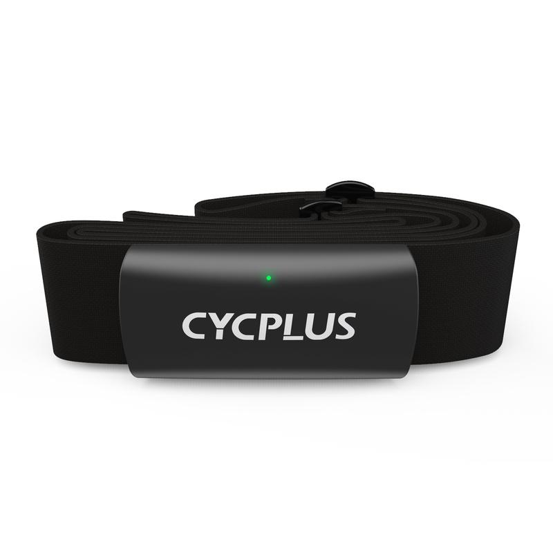 CYCPLUS H2 Moniteur Cardiaque à Pince Thoracique BLE ANT+ IPX7 Sangle Cardiaque Thoracique Accessoires Ordinateur de Vélo Cyclisme Ceinture Capteur