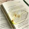 Delicate Transparent Acrylic Apple Bookmark Reading Mark Student Gift Premium Feeling Cute Grape Tomato Bookmarks
