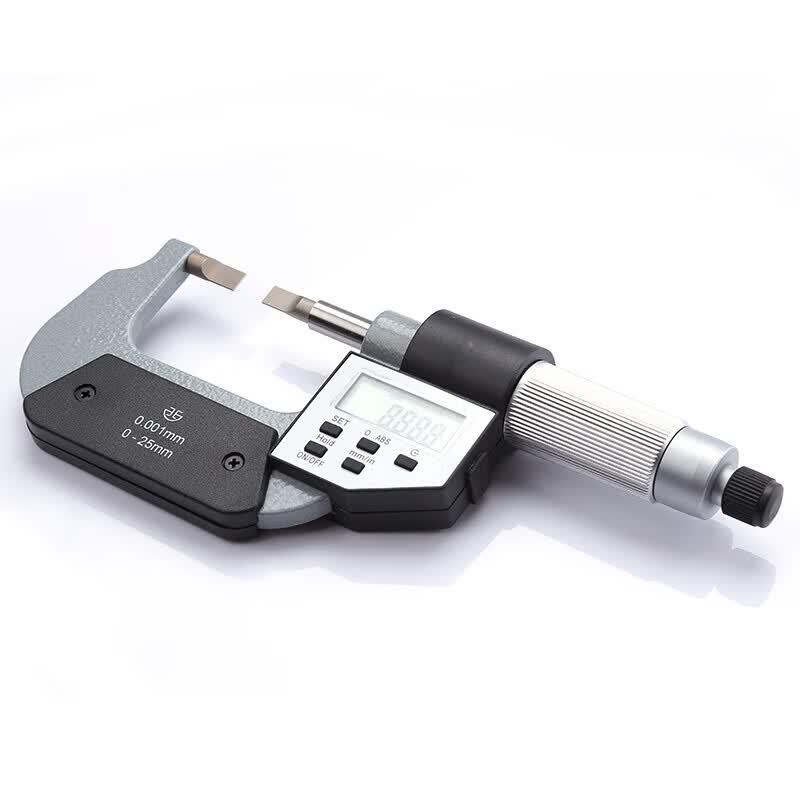 Digital Thin Blade Flat Head Micrometer