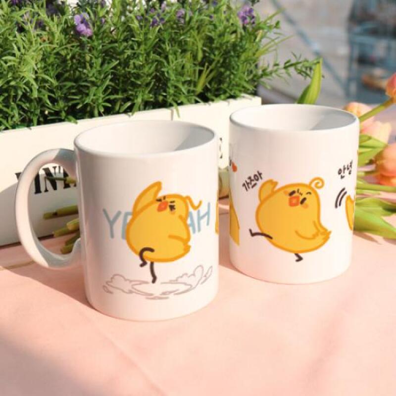 pr987-Design Mug 2p-Cute Chick Character