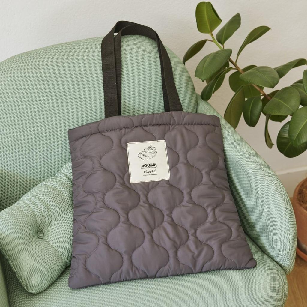 Moomin X Kippis Plenty of Lightweight Quilted Tote Bag BOOK Brand Space! (Takarajimasha Mook)