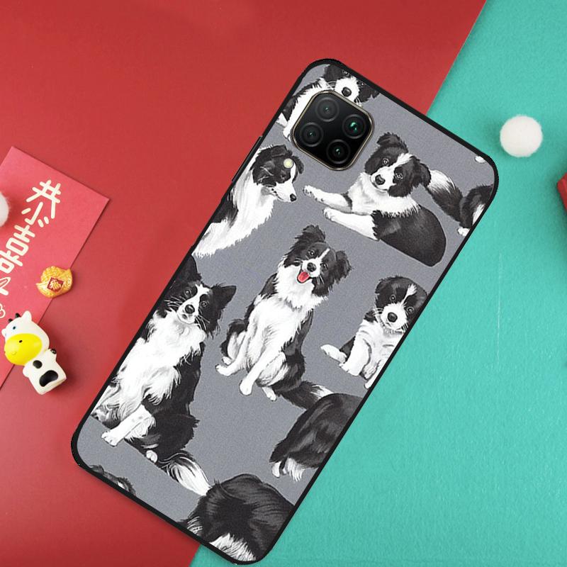 

Border Collie Watercolor For Huawei Nova 11 Pro 9 10 SE 7i 8i 11i 12i Y73 Y72 Y61 Y91 Y90 Y70 Y60 P30 P40 Lite Case Huawei P60 Pro