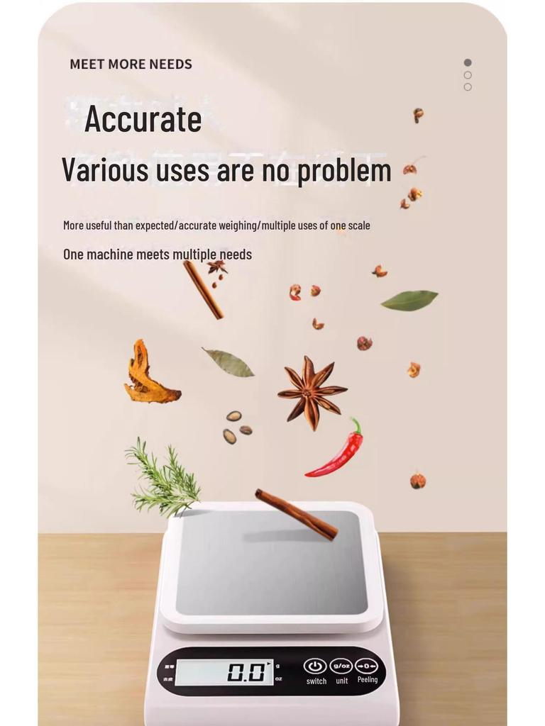 High-Precision Electronic Kitchen Scale for Baking and Chinese Medicine