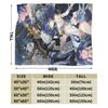 Warm Soft Blankets Camping Iuno Wuthering Waves Game Throw Blanket  Flannel Bedspread For Bedroom Fluffy Sofa Bed Cover