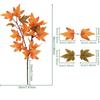 2PCS Fabric Artificial Maple Leaf Fallen Style Maple Leaf Bouquet  for Wedding Decor